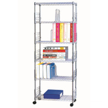 Adjustable Chrome Metal Book Rack /Book Case (CJ-B1052)